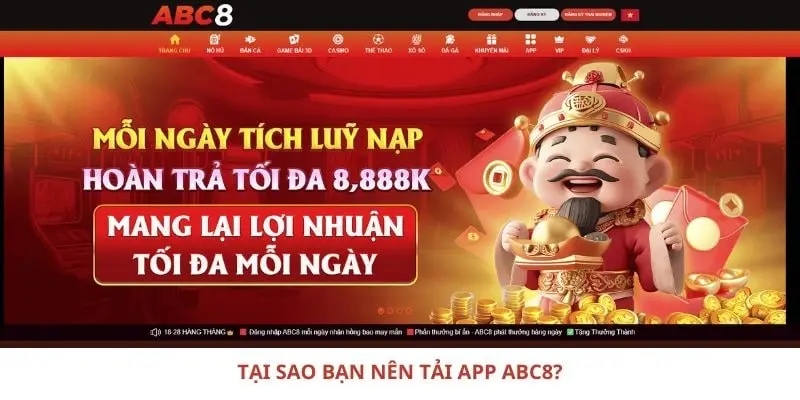 Ưu điểm vượt trội khi tải app ABC8